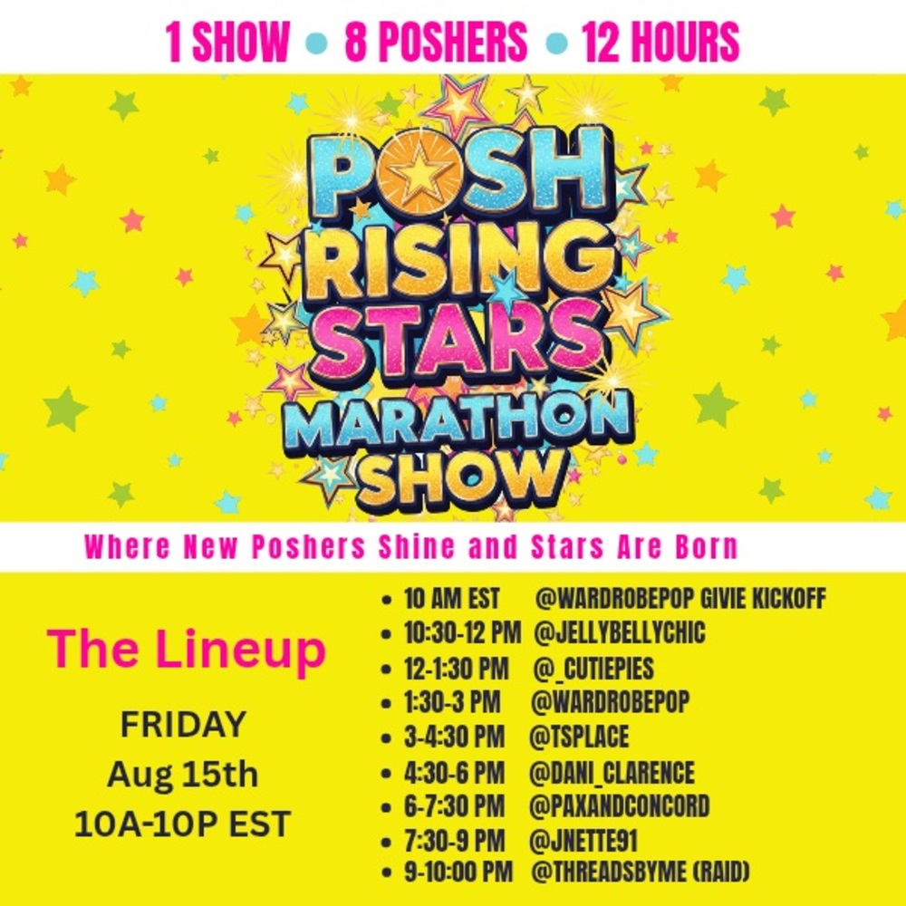 Rising Star Show Friday, August 15, 2025 Show notification